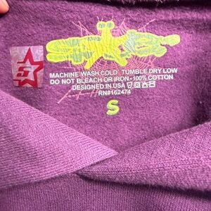 Purple Staple Graphic Tee